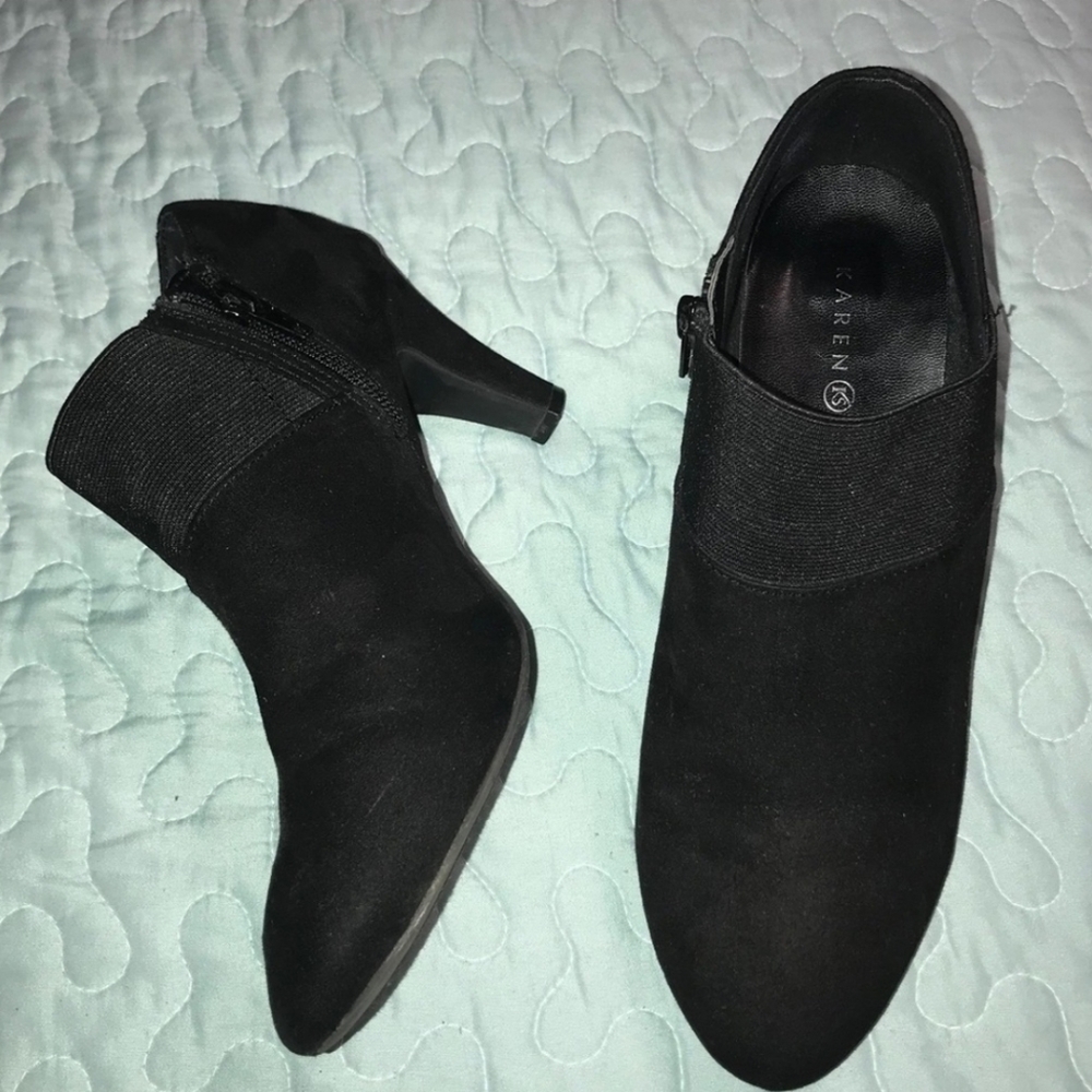 Karen Scott Black Ankle Boots